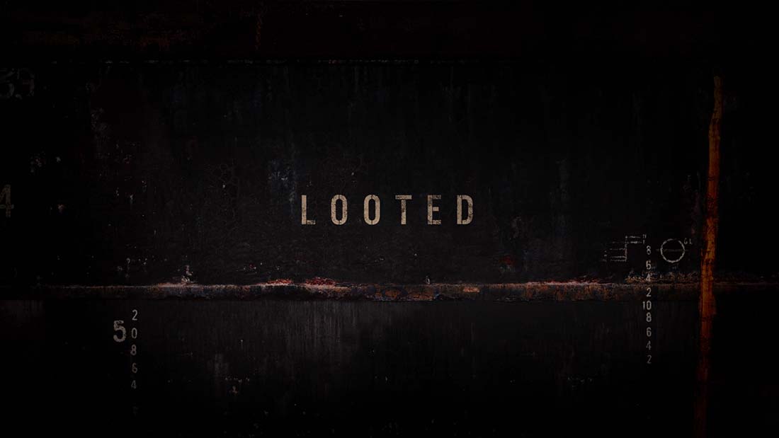 Looted